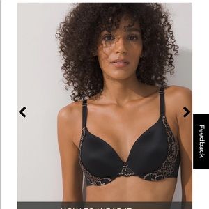 2 Soma Full Coverage Lace Trim Bras